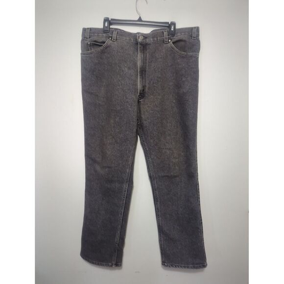 Vintage Made In USA Levis 530 White Tab Relaxed Black Jeans Men's Size 40 X 30 - Picture 1 of 7